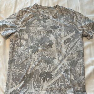 abercrombie kids Gray & White Camo Short Sleeve Tee